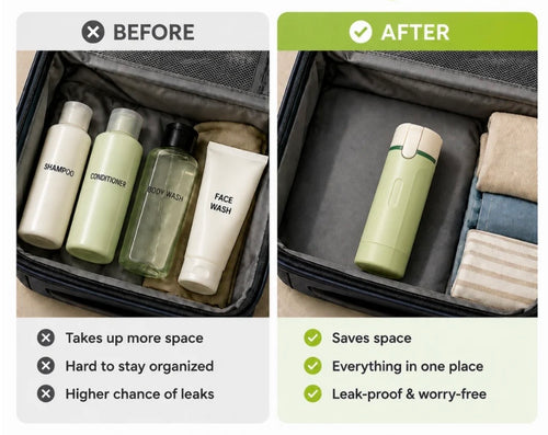 4 In 1 Travel Dispenser bottle